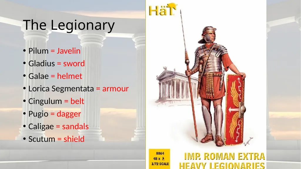 Roman Army: Weapons Designed for a purpose… The - slide 5 of 11