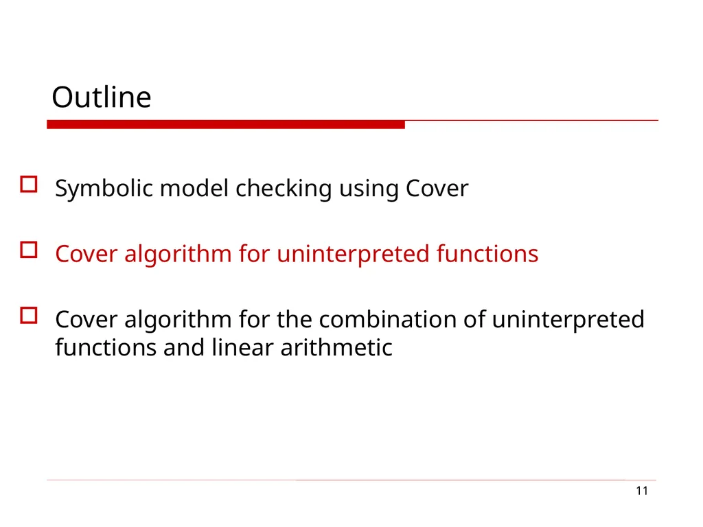 1 Cover Algorithms and Their Combination Sumit - slide 11 of 20