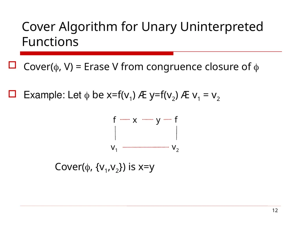 1 Cover Algorithms and Their Combination Sumit - slide 12 of 20