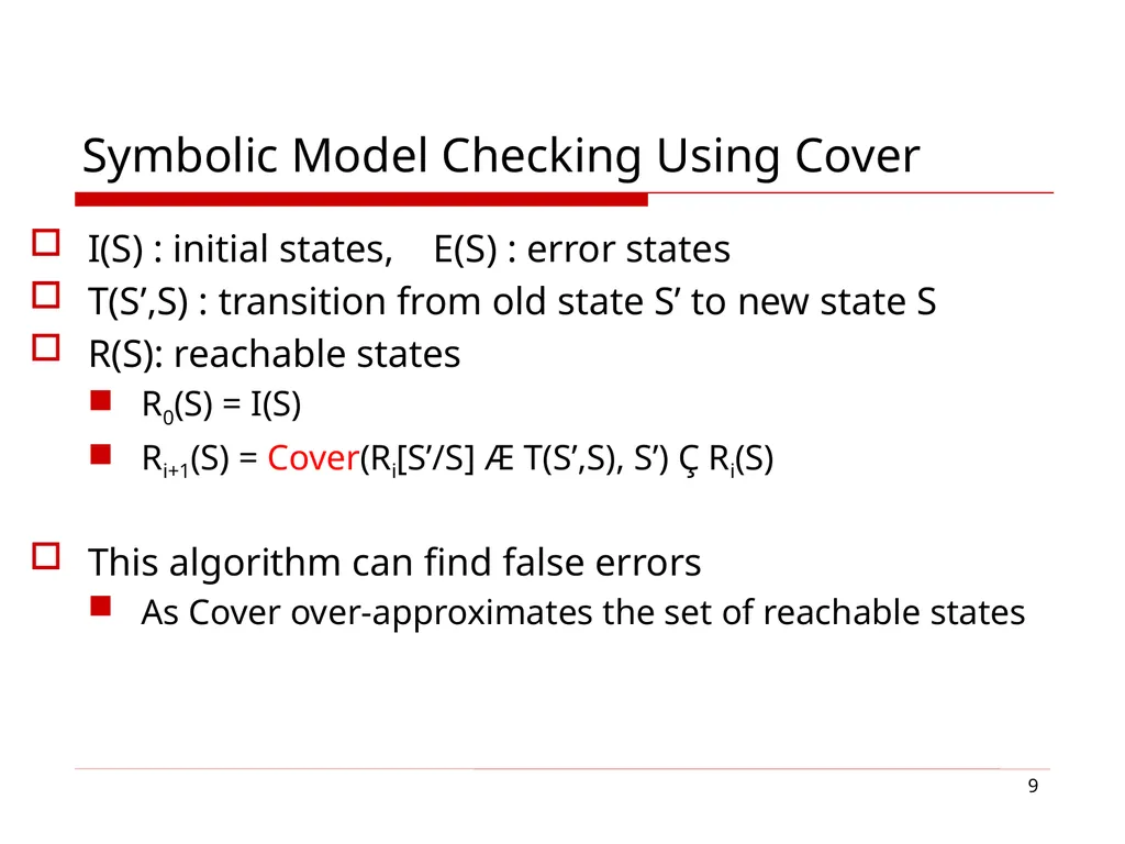 1 Cover Algorithms and Their Combination Sumit - slide 9 of 20
