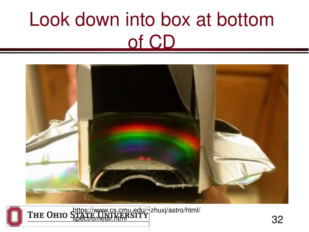 Build a CD Spectrometer Prof. Betty Lise Anderson - slide 32 of 41