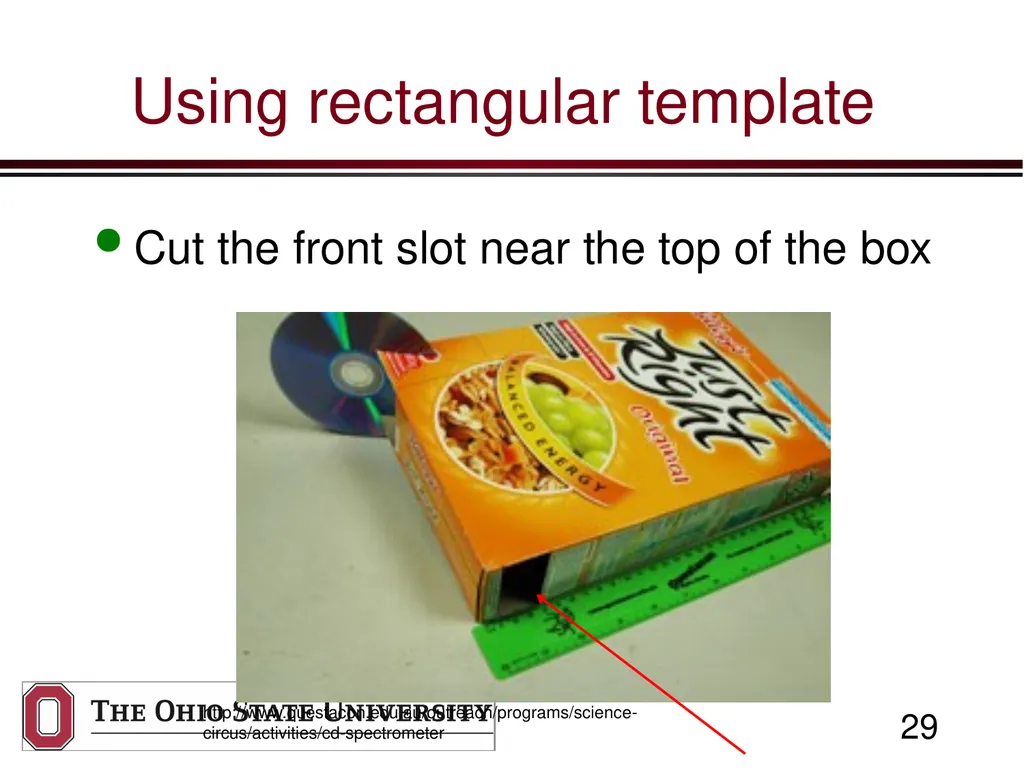 Build a CD Spectrometer Prof. Betty Lise Anderson - slide 29 of 41