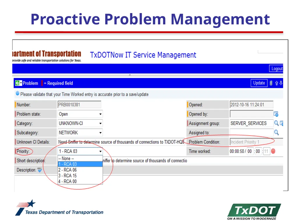 Proactive Problem Management December 5, 2012 - slide 12 of 15