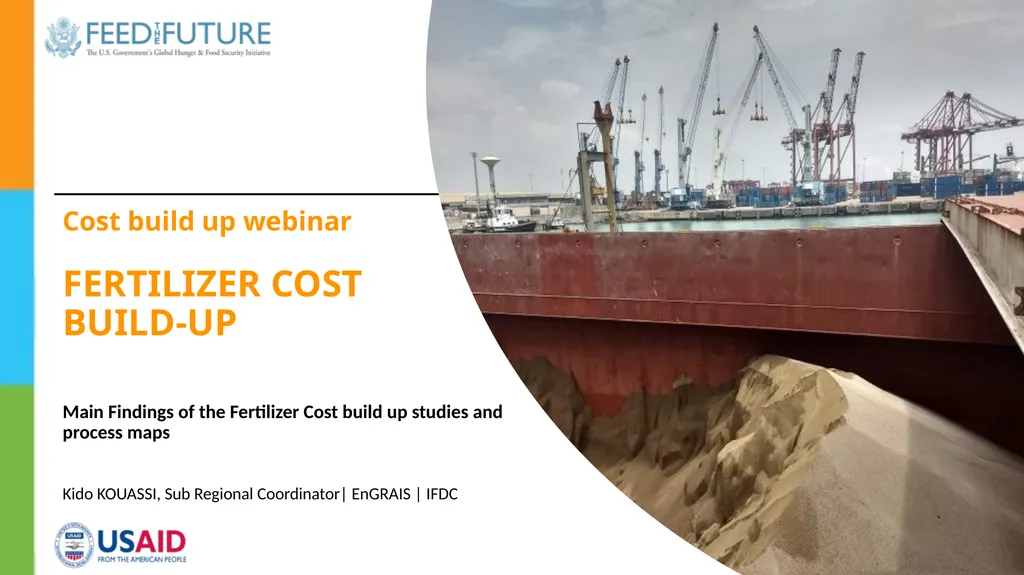 Cost build up webinar FERTILIZER COST BUILD-UP - slide 1 of 11