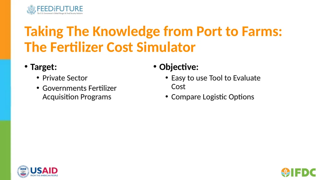 Cost build up webinar FERTILIZER COST BUILD-UP - slide 11 of 11