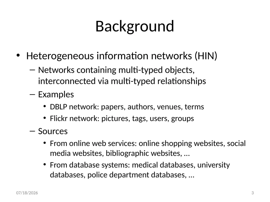 PathSim: Meta Path-Based Top-K Similarity Search - slide 3 of 40