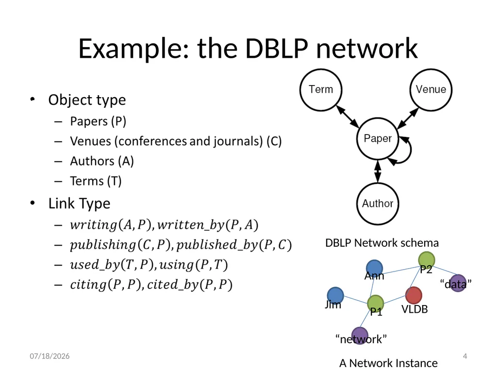 PathSim: Meta Path-Based Top-K Similarity Search - slide 4 of 40