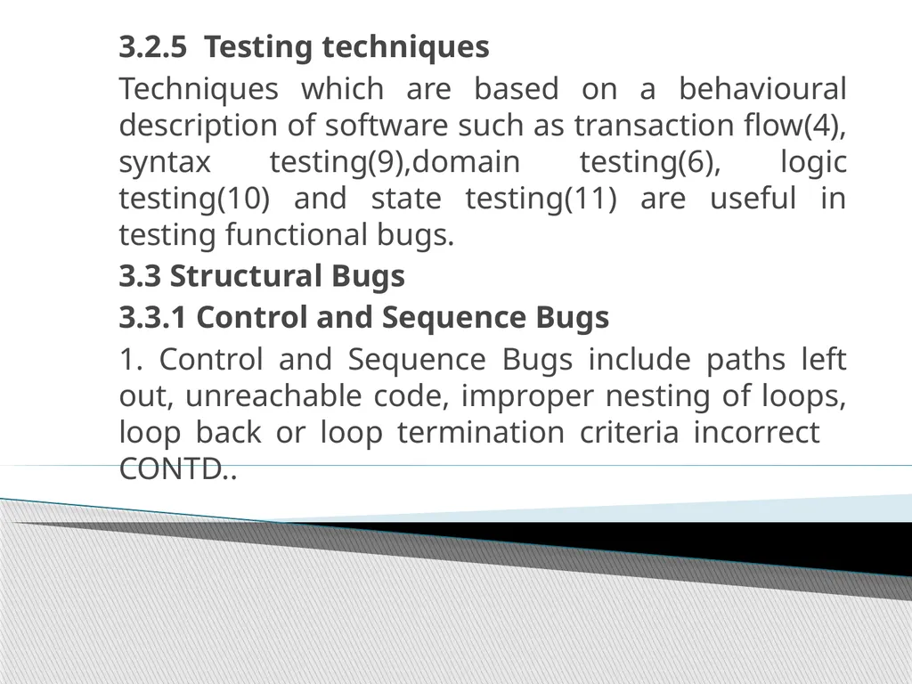 Subjects: Software Testing Methodologies UNIT-1 - slide 12 of 56