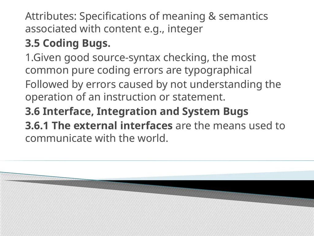 Subjects: Software Testing Methodologies UNIT-1 - slide 20 of 56
