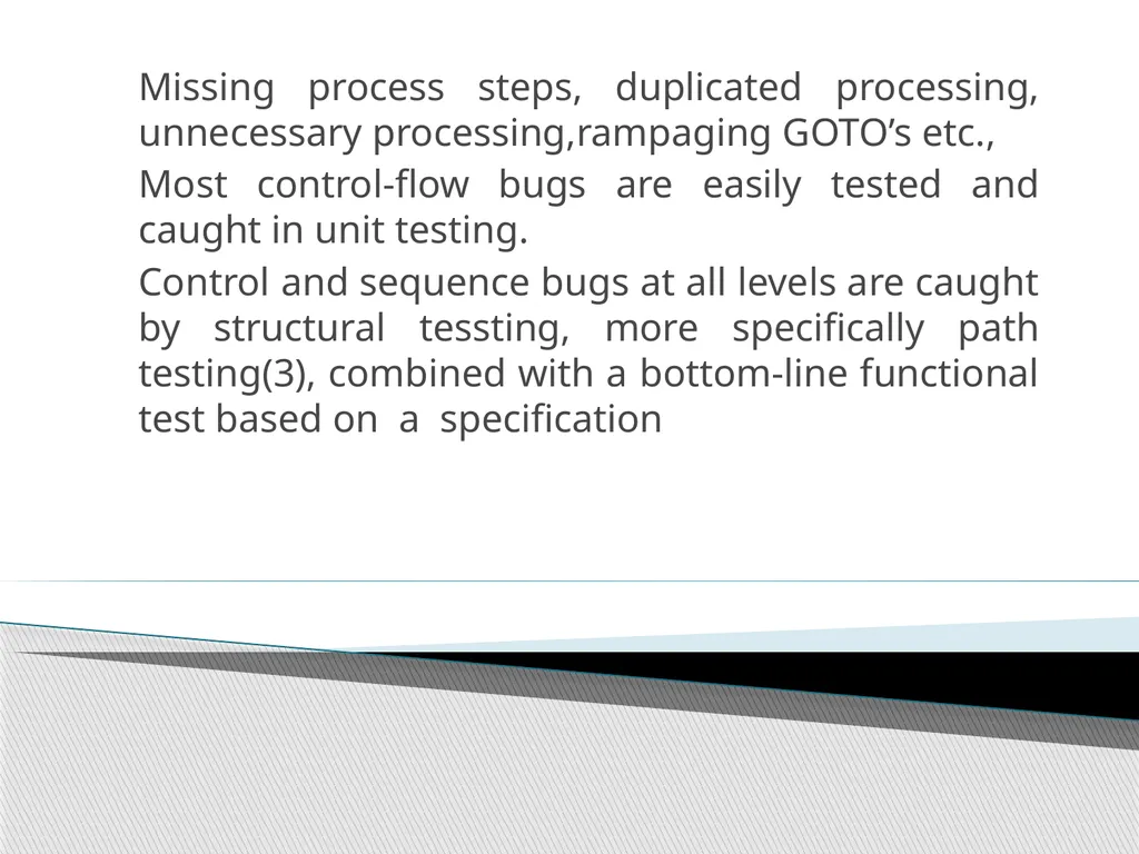 Subjects: Software Testing Methodologies UNIT-1 - slide 13 of 56