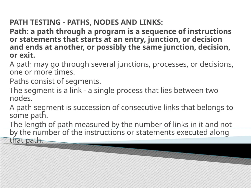 Subjects: Software Testing Methodologies UNIT-1 - slide 35 of 56
