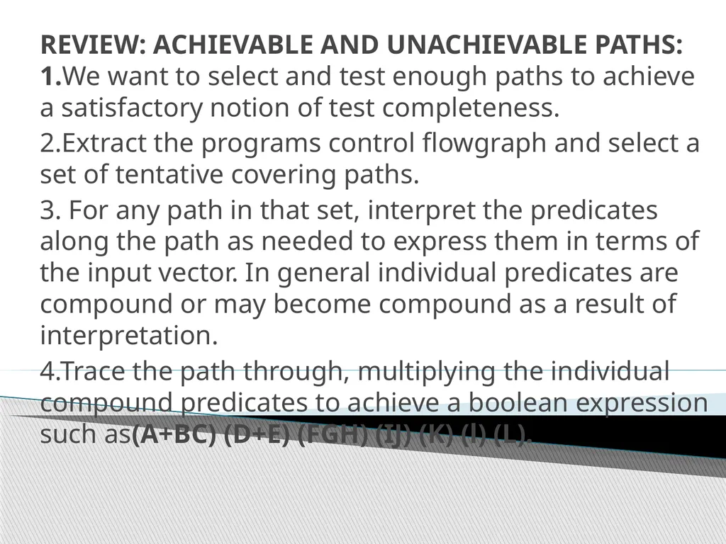 Subjects: Software Testing Methodologies UNIT-1 - slide 45 of 56