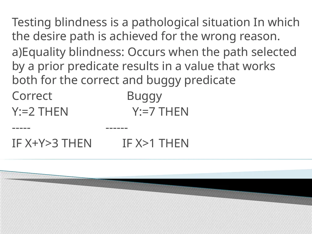 Subjects: Software Testing Methodologies UNIT-1 - slide 43 of 56