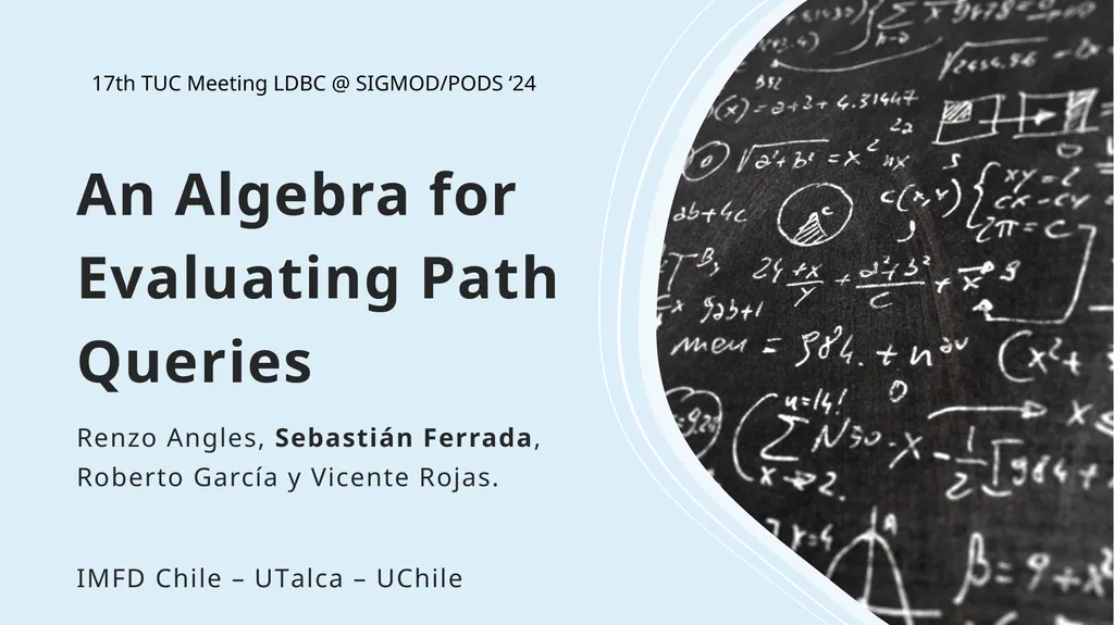 An Algebra for Evaluating Path Queries Renzo
