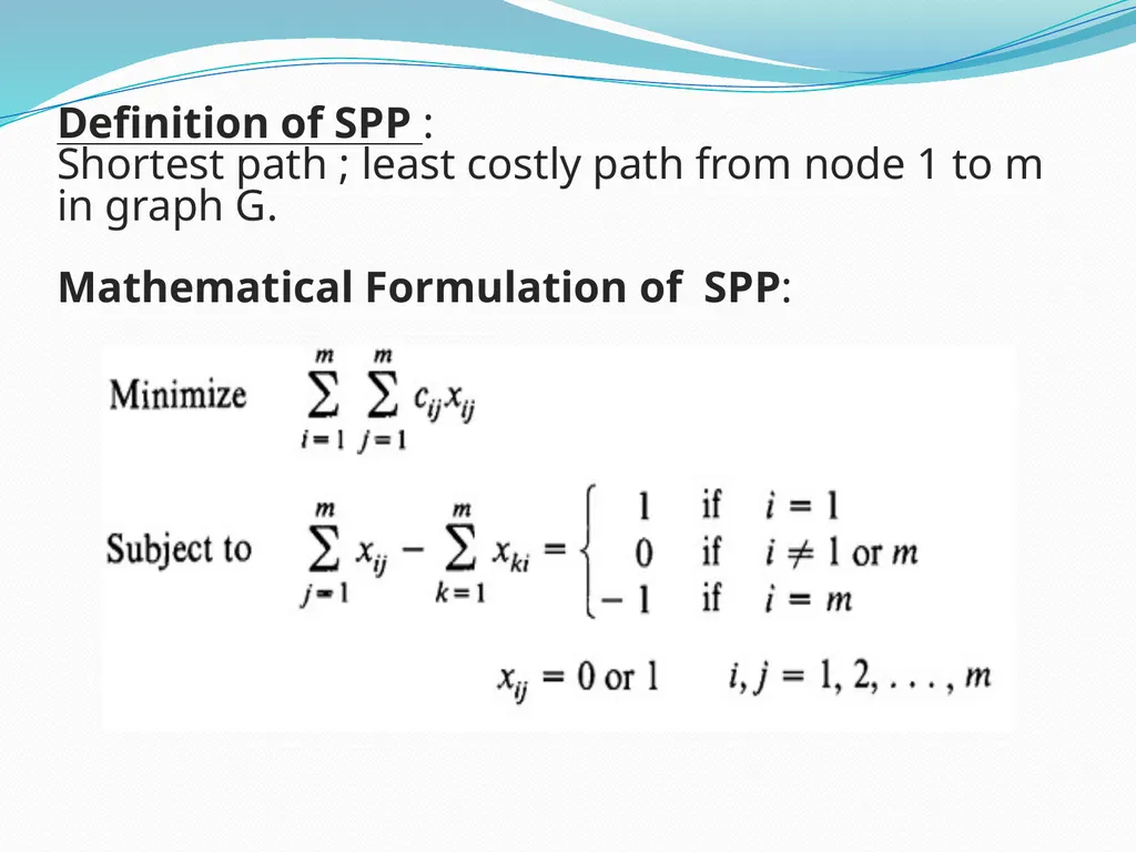 THE SHORTEST PATH PROBLEM Presented By Elnaz - slide 2 of 19