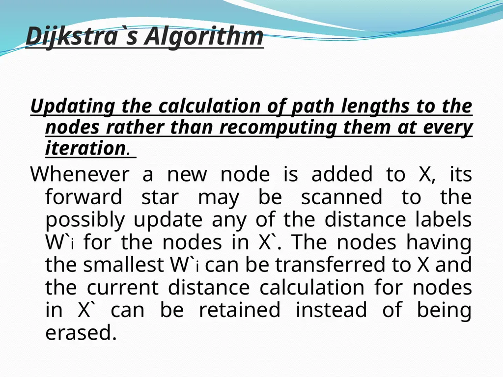 THE SHORTEST PATH PROBLEM Presented By Elnaz - slide 9 of 19