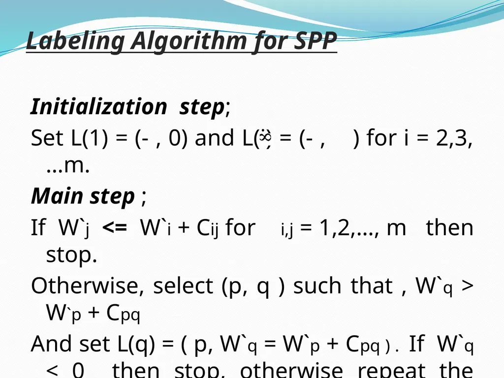 THE SHORTEST PATH PROBLEM Presented By Elnaz - slide 16 of 19