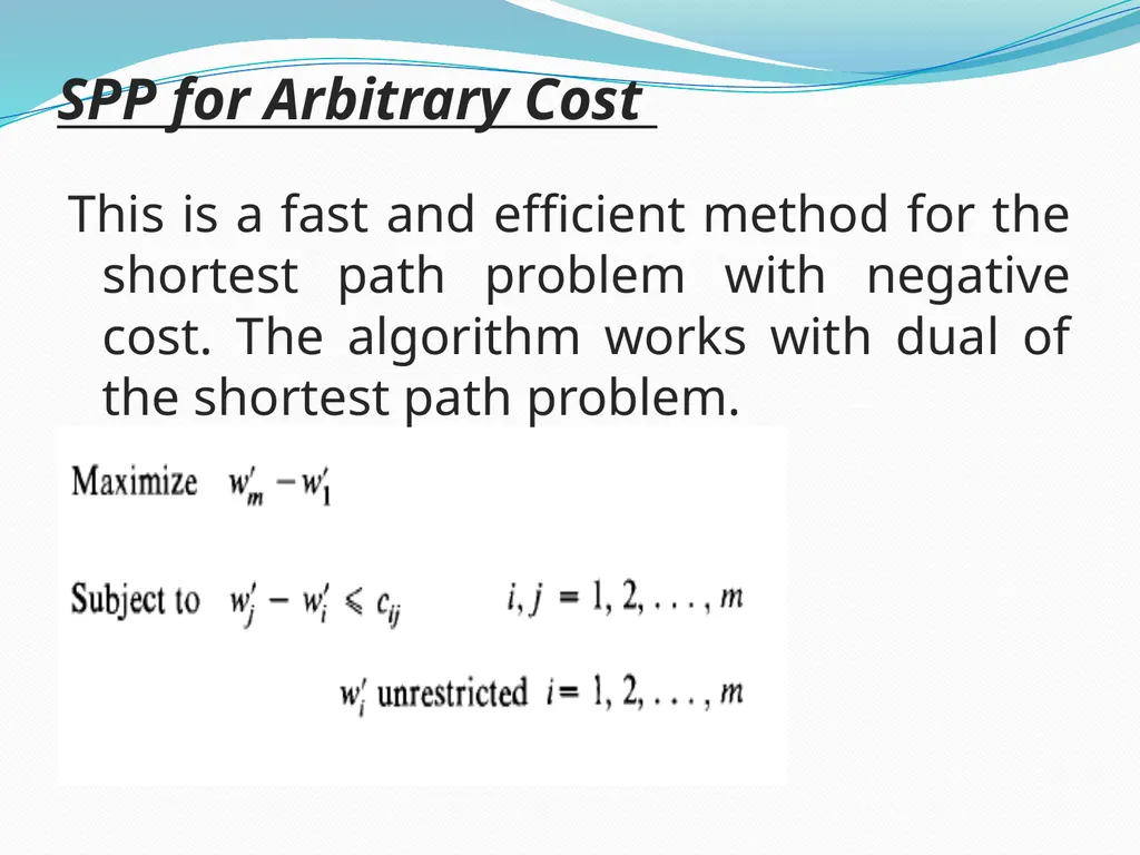 THE SHORTEST PATH PROBLEM Presented By Elnaz - slide 10 of 19