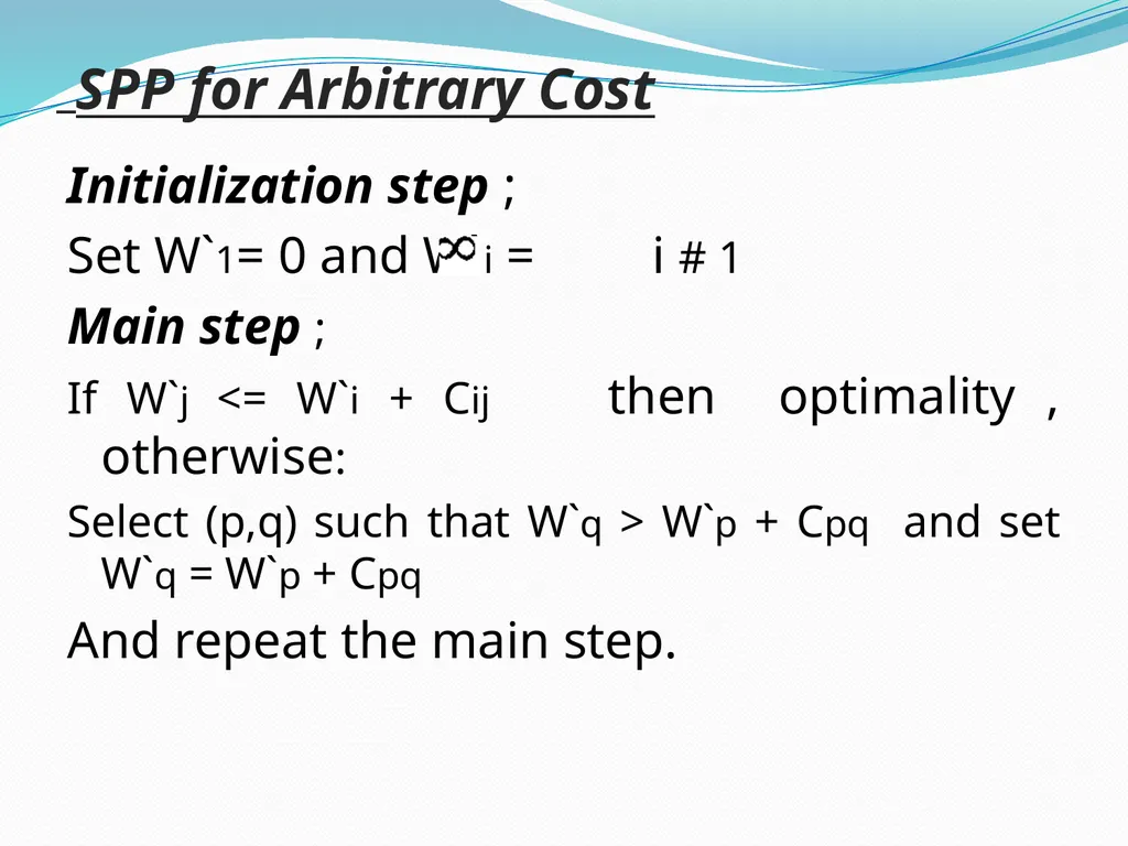 THE SHORTEST PATH PROBLEM Presented By Elnaz - slide 11 of 19