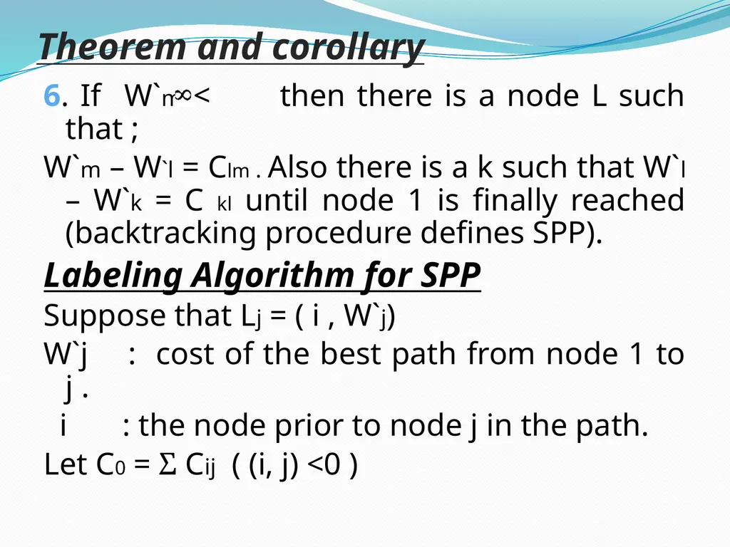 THE SHORTEST PATH PROBLEM Presented By Elnaz - slide 15 of 19