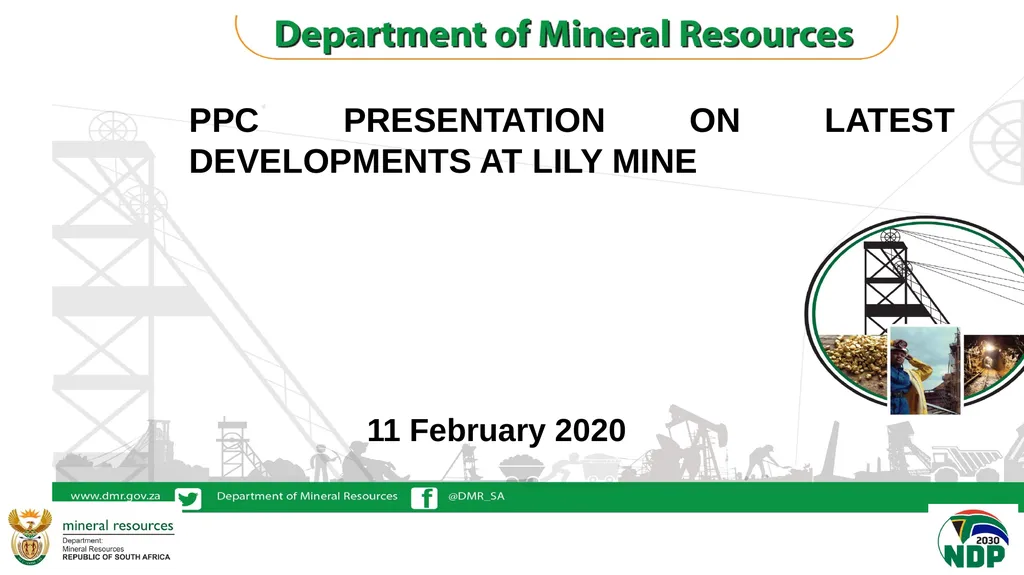 PPC PRESENTATION ON LATEST DEVELOPMENTS AT LILY - slide 1 of 10