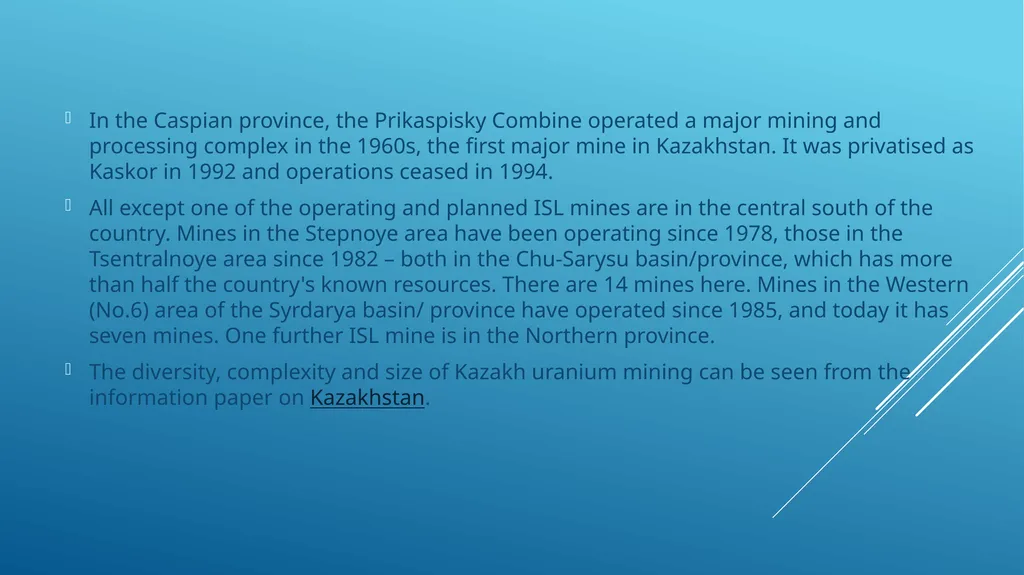 Lecture 9 Analysis of uranium production - slide 3 of 26