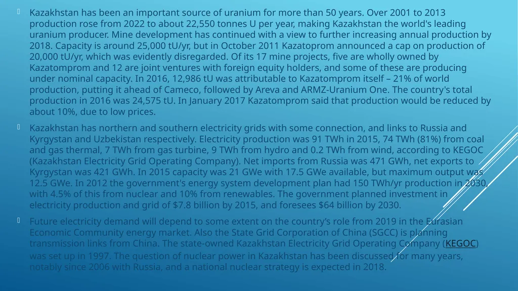 Lecture 9 Analysis of uranium production - slide 8 of 26