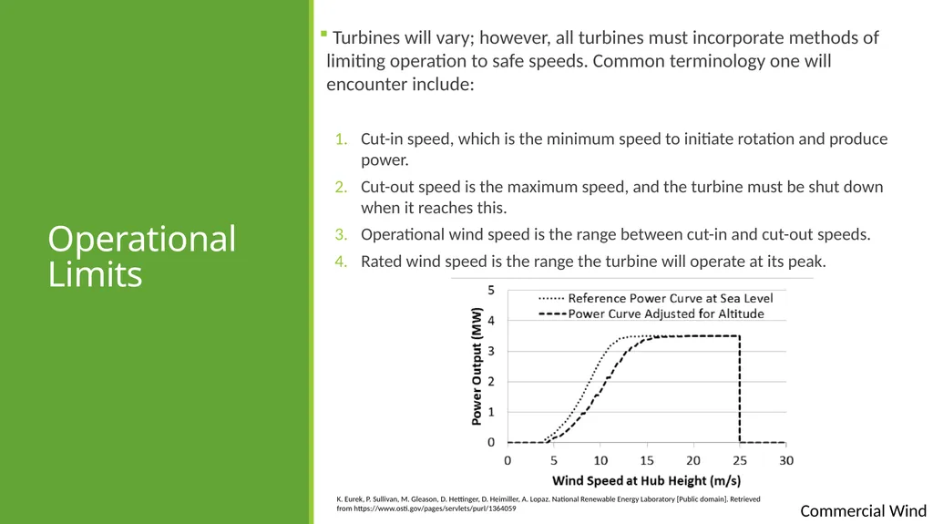 Commercial wind Commercial wind energy Except - slide 12 of 16