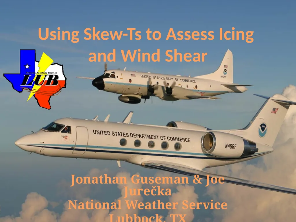 Using Skew-Ts to Assess Icing and Wind Shear - slide 1 of 15