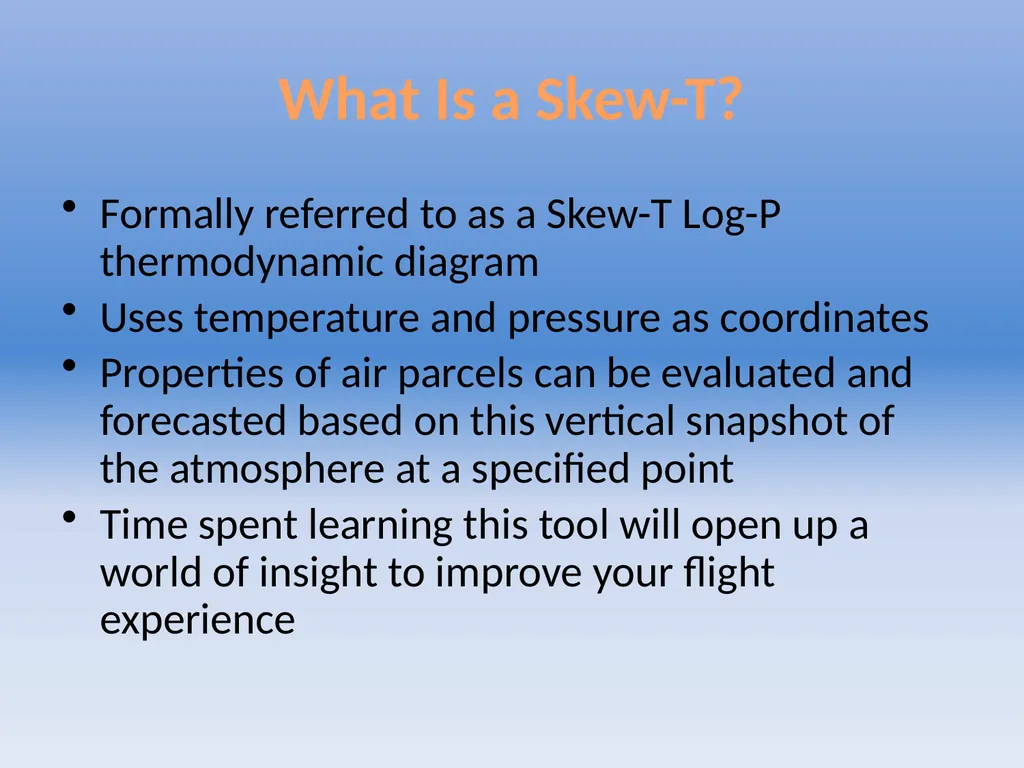 Using Skew-Ts to Assess Icing and Wind Shear - slide 2 of 15