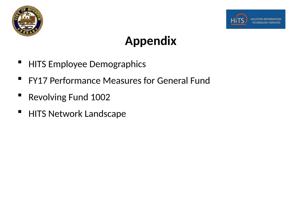 Houston Information Technology Services (HITS) - slide 14 of 18