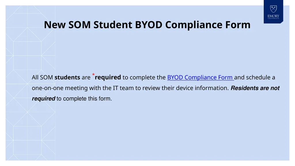 New Student / Resident IT Orientation (2025) New - slide 2 of 10
