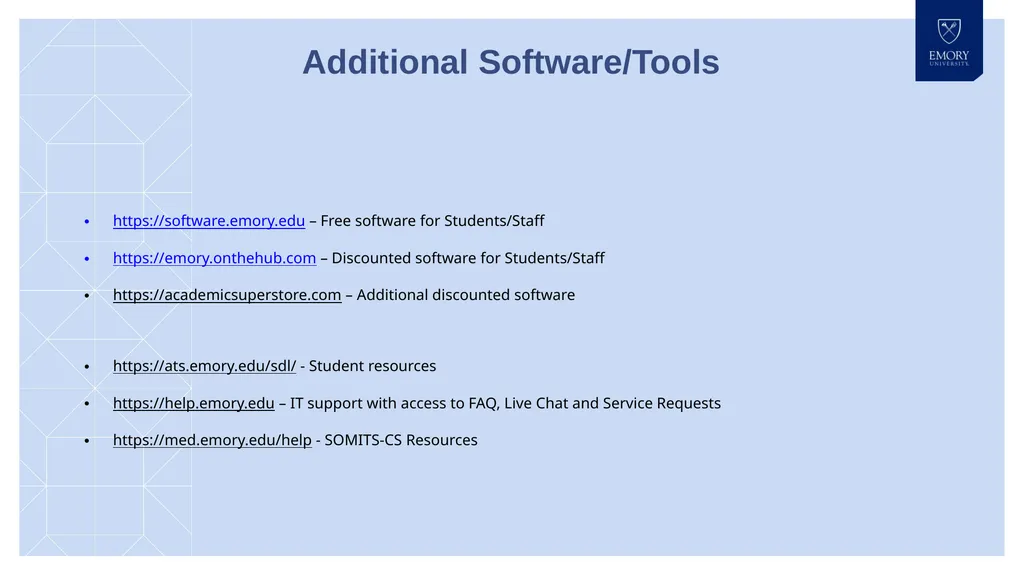 New Student / Resident IT Orientation (2025) New - slide 9 of 10