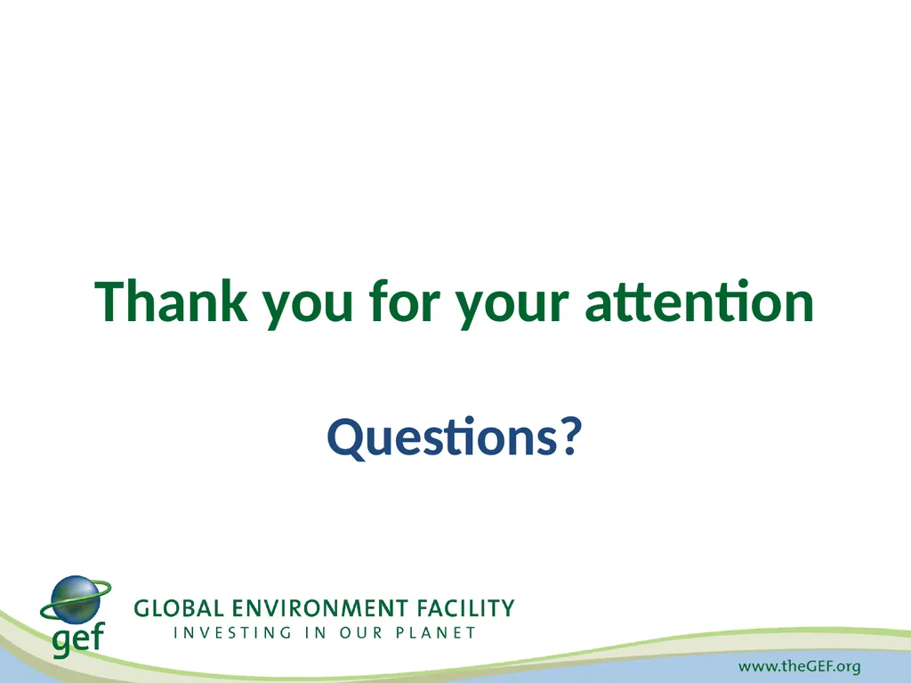 CBD Presentation A Decade for Biodiversity: - slide 12 of 12