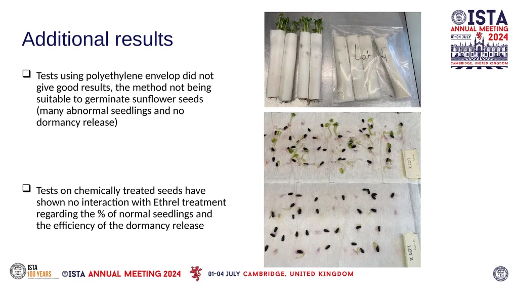 Dormancy breaking methods for sunflower seeds - slide 4 of 6