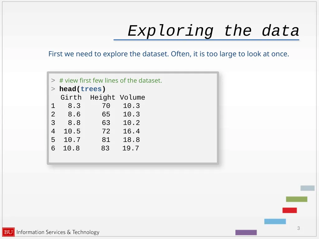 Graphics in R data analysis and visualization - slide 3 of 49