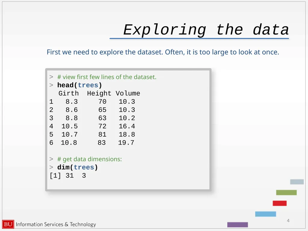Graphics in R data analysis and visualization - slide 4 of 49