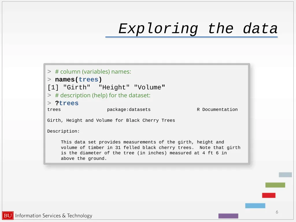 Graphics in R data analysis and visualization - slide 6 of 49