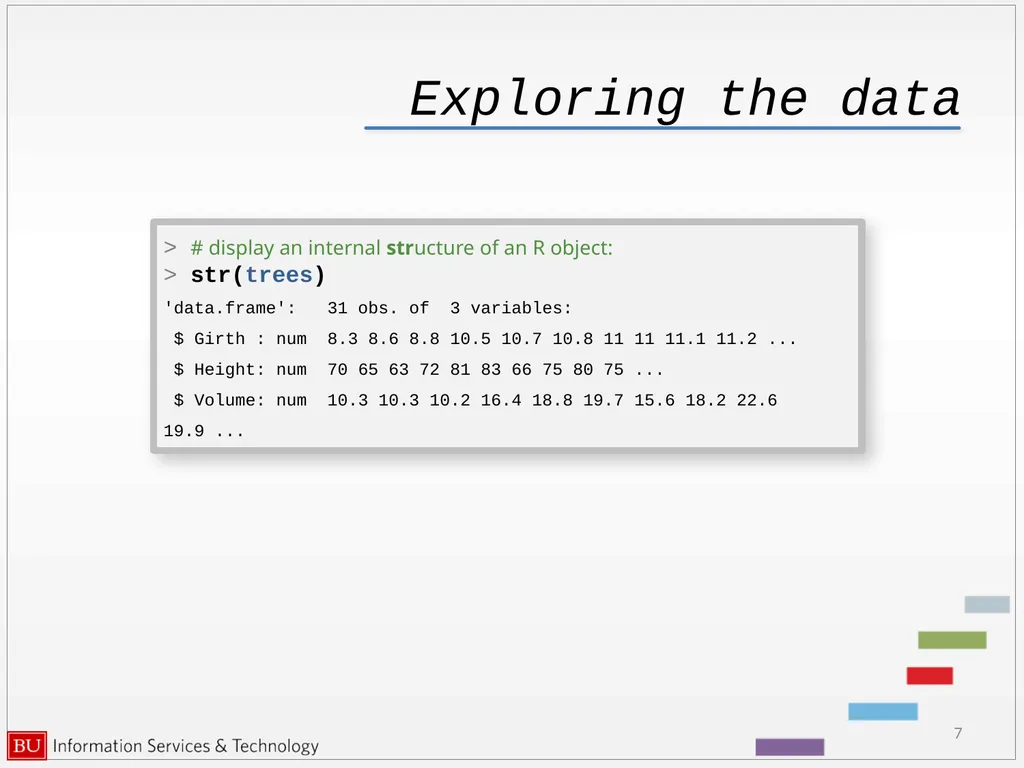 Graphics in R data analysis and visualization - slide 7 of 49