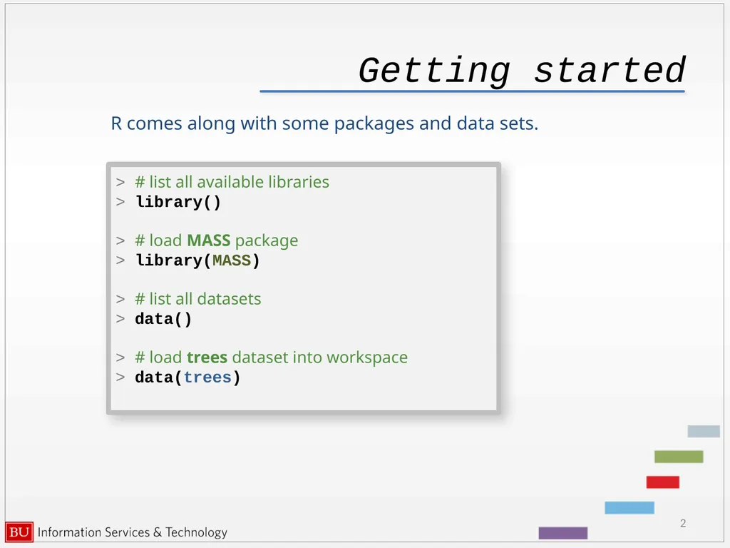 Graphics in R data analysis and visualization - slide 2 of 49