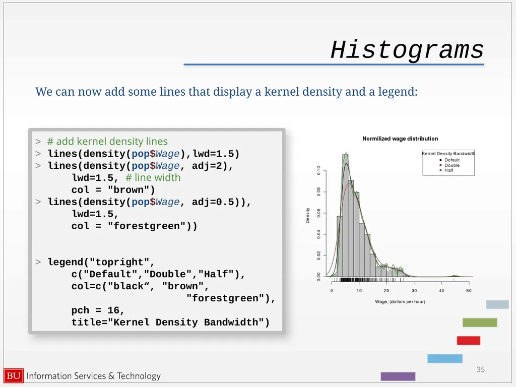 Graphics in R data analysis and visualization - slide 35 of 49