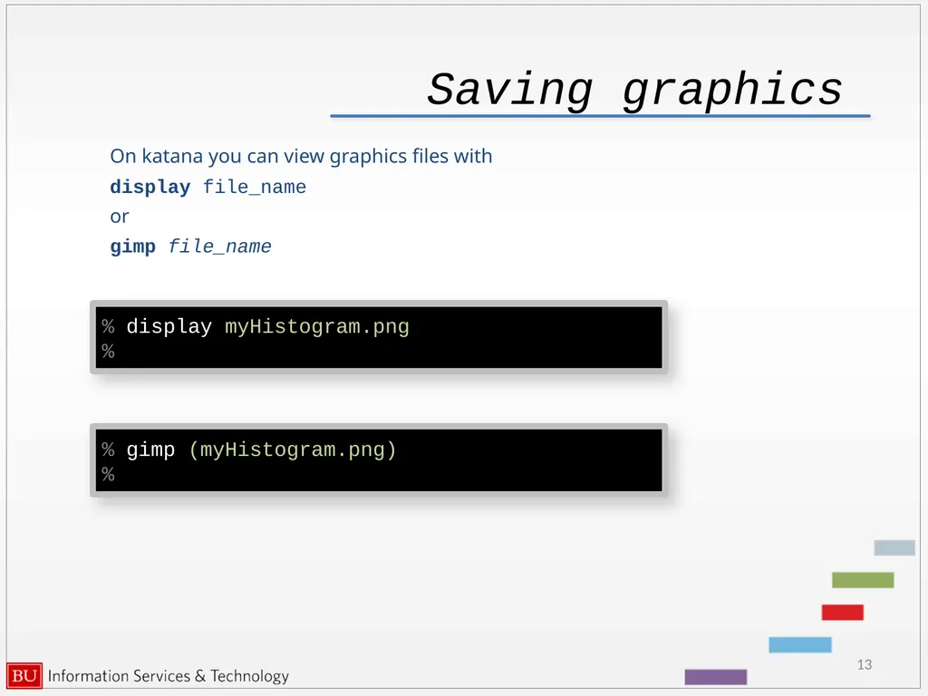 Graphics in R data analysis and visualization - slide 13 of 49
