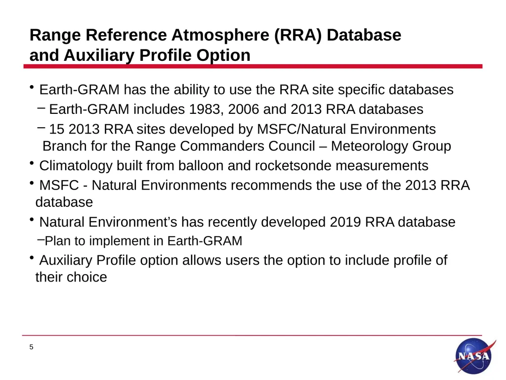 Earth Global Reference Atmospheric Model (GRAM) - slide 5 of 24
