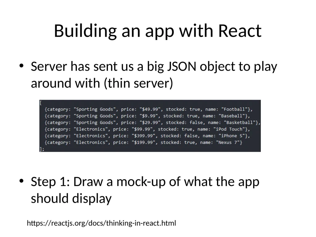 ReactJS 24th October 2019 Front-end frameworks - slide 13 of 19