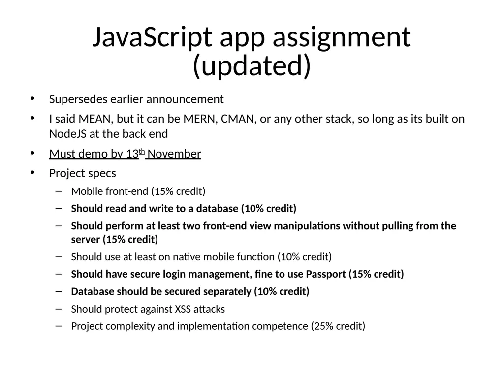 ReactJS 24th October 2019 Front-end frameworks - slide 19 of 19