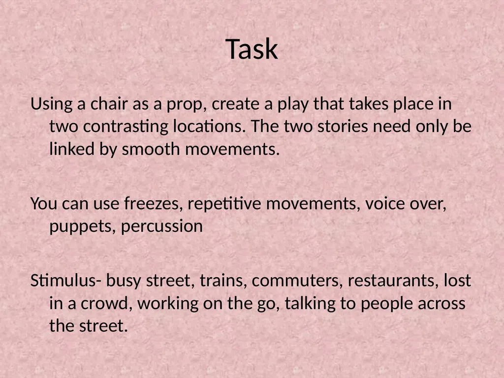 Theatre Complicité Aim- Integrating Physical - slide 10 of 17