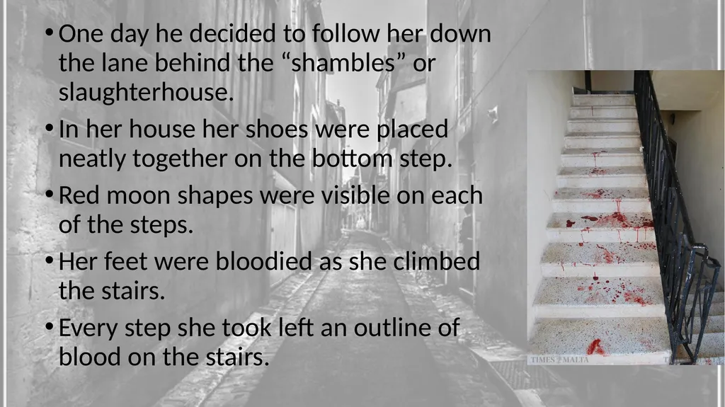 Street By Eiléan Ní Chuillenáin The poem tells of - slide 3 of 12