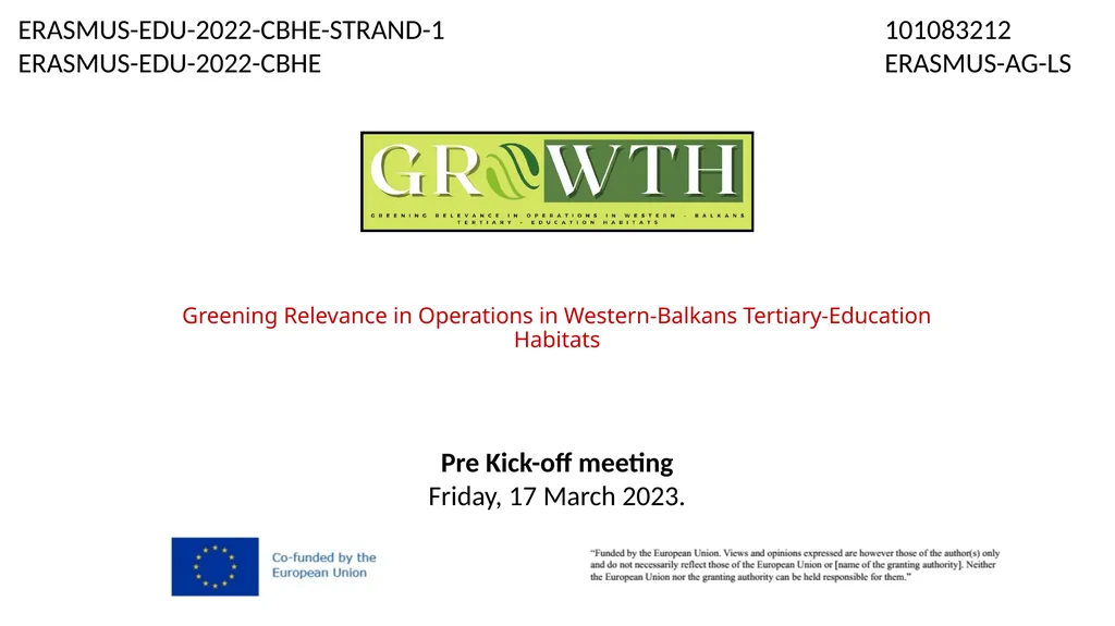 Greening Relevance in Operations in - slide 1 of 59