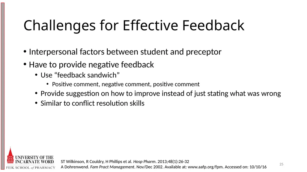 Precepting Across A Spectrum of Student Abilities - slide 25 of 30