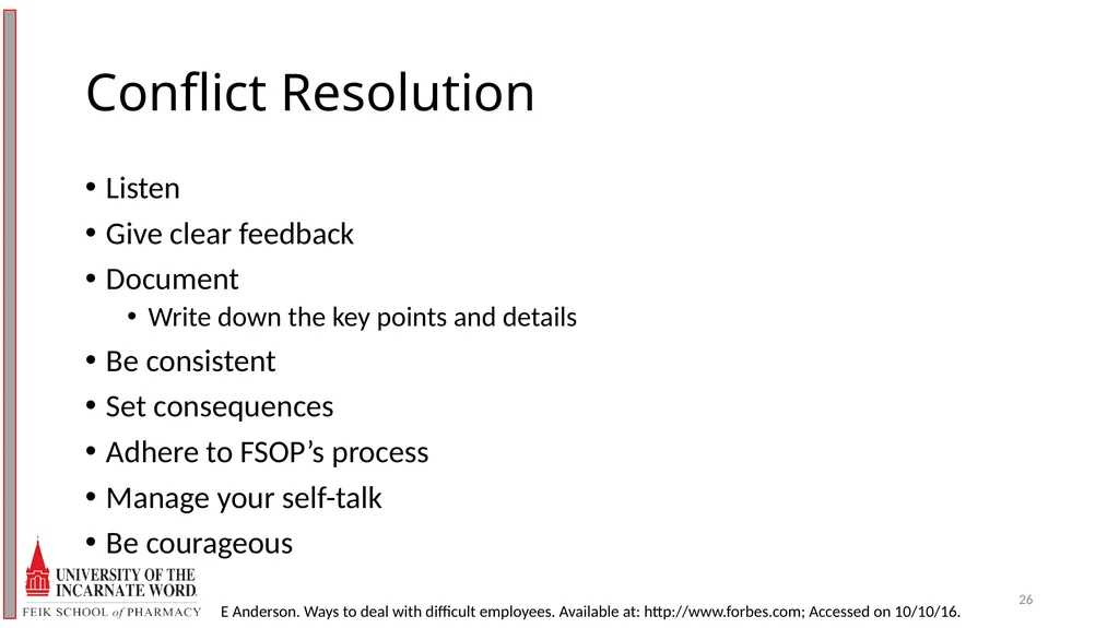 Precepting Across A Spectrum of Student Abilities - slide 26 of 30